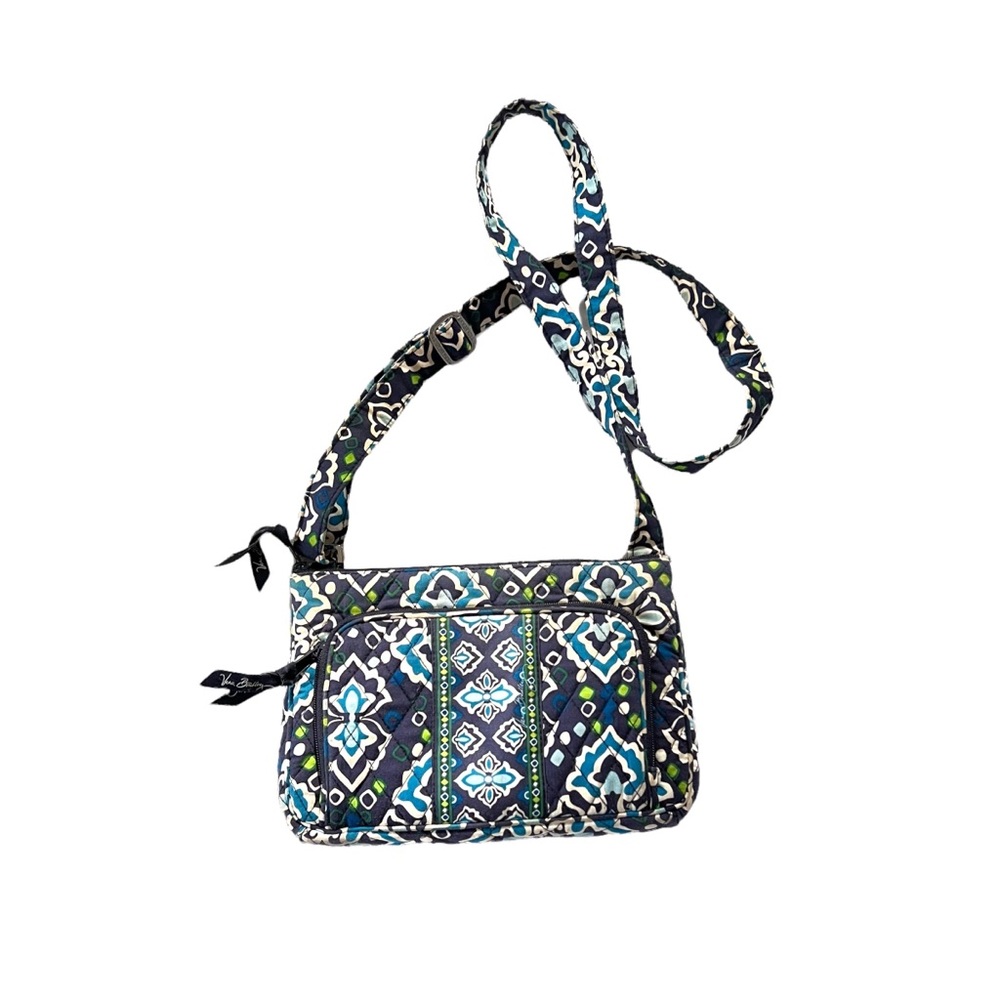 VERA BRADLEY || Ink Blue Small Crossbody with Wallet attached